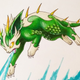 Abz’s concept for a Dragon type Eeveelution, Drakeon.